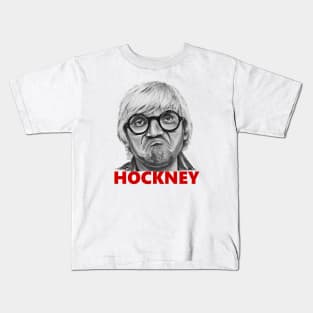 My original portrait of British artist David Hockney Kids T-Shirt